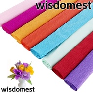 WISDOMEST Crepe Paper, Production material paper DIY Flower Wrapping Bouquet Paper,  Thickened wrinkled paper Handmade flowers Wrapping Paper