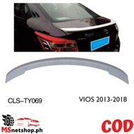 TY069 Toyota Vios Gen 3 Ducktail Spoiler Primer Color 2013-2018