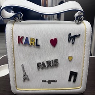 Karl Lagerfeld Paris巴黎元素斜背包