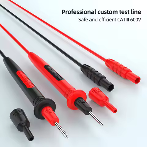 BSIDE Multimeter Test Leads for BSIDE (S11, S10, S20,X1 X2) Voltmeter, Banana Plug Wire Probes, Meet