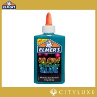 Elmers Glow In Dark Glue 5oz - Natural  Pink  Blue  Yellow ，Orange  Liquid Glue Slime Making