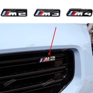 3D Car Front Grille Badge Emblem For BMW M Logo M2 M3 M4 M5 M6 F48 G01 E84 E83 F39 F10 F30 G11 G07 G