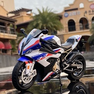 1:12 BMW S1000RR hợp kim đua xe mô tô mô phỏng Diecast xuyên quốc gia Mô hình xe máy âm thanh ánh sá