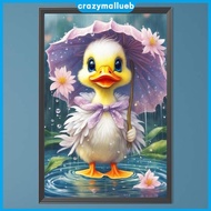 5D DIY Full Round Drill Partial AB Diamond Painting Duck Kit Art Decor 45x65cm