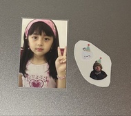 LESSERAFIM LE SSERAFIM YUNJIN bb卡 貼紙  celebration打歌 小卡