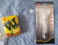 全新魚缸溫度計 高精度水族內測水溫計 潛水測溫計 水族溫度計 漂浮溫度計