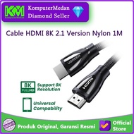 Cable HDMI 8K 2.1 Version Nylon UGREEN 1M Black - PN 80401