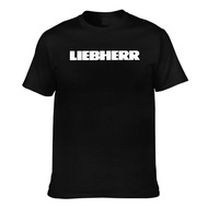 New Design Liebherr Group Company Mobile Crane Truck Excavator Novelty Graphics Printed Tshirts