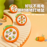 Radish Whack-a-a-Mole Press Music Children's Mini Handheld Game Console Ornaments Boys Girls Interac