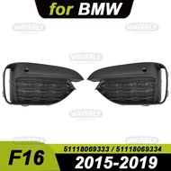 for 2015-2019 BMW F16 X6 35i 35iX 50iX Front Bumper Fog Light Grill Grille Cover 51118069333 5111806