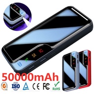 Power Bank 50000mAh PowerBank Mirror Screen Portable power External Batteries PowerBank