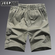 JEEP SPIRIT 1941 ESTD Summer New Fashion Versatile Shorts cargo pants Multi Pocket Pants Mens Casual
