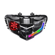 ไฟหน้า LED พร้อมเลนส์ใสและลำแสงสูงต่ำสำหรับ Y15ZR V2และ V8 LC135