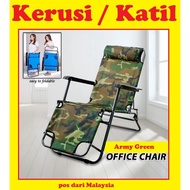 11.11 Katil Lipat Hospital Kerusi Malas Lazy Chair bed Camping Event Kenduri kem