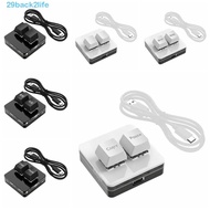 BACK2LIFE Copy Paste Keypad, Acrylic Mini Custom Mini 2 Key Keypad, Keypad Accessories Red Switch Ke