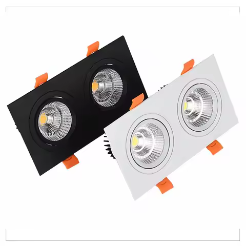 LED Downlight COB 7w 12w 15W 30W Dimmable Spot Decoration Room Ceiling Lamp AC 220V LED Panel Lights