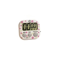 TEMU 1pc Floral Digital Kitchen Timer, 99-minute Countdown, Lcd Display, Start/stop, Reset, Magnetic