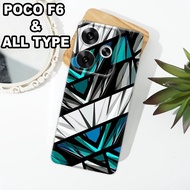 G3 - XIAOMI Case Latest F6 5Gpoco 2024 - Flexible rubber material - ABSTRACT MOTIF - XIAOMI silicone