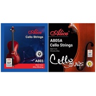 Alice A805A, A803 Cello Strings (1 Set - 4 strings)