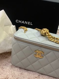 Chanel 金球 淺灰色 長盒 seasonal item