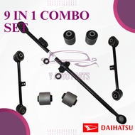 [9 IN 1 SET] Rear Lateral Arm Bush Lower Arm Upper Arm Bush for Perodua Kembara J100E / J102E /J122E