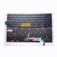 YJX laptop Keyboard for Dell Inspiron G3 15 3579 3779 G5 15 5587 G7 15 7588 5590 7566 7590 US English backlit blue white red