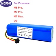New 5200mAh Vacuum Cleaner Baery for Proscenic M8 Pro, M7 Pro, M7 Max, U6, For L.enovo LR1,For UONI V980 Max,V980 Pl