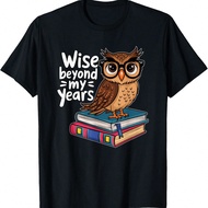 Wise Beyond My Years Cute Owl Scholar T-Shirt