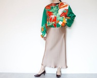 復古和服氣球外套 紅色 獨一無二 免運 和服改造