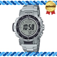 Casio Pro Trek PRW-35TLD-7JF Men's Silver Watch Climber Line Radio Solar Sapphire Glass Eco-Friendly