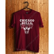 NBA Team Chicago Bulls Logo 3 Basketball T-shirt