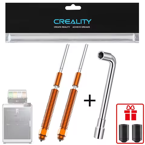 Creality K2 Plus/K2/K2 Pro/Hi Combo Nozzles 0.2/0.4/0.6/0.8/1.0mm with tool,Hardened Steel High Flow