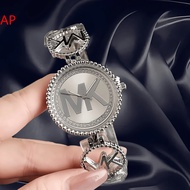 NEW® Fashion Trendy Style Bracelet In Stock Winding Mk Diamond Ladies Bracelet Student Quartz Watch
