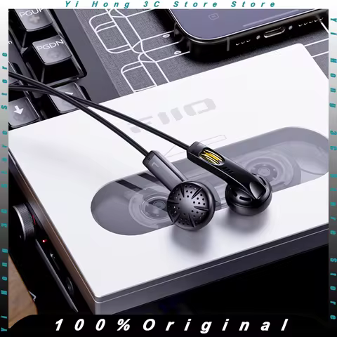 2025 FiiO JF11 Earphones with Mic Wired Earbuds 14.2mm Dynamic Driver Bass Music Sport Headphones Cu