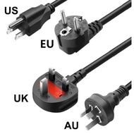POWER CORD UK US EU AU 3-PIN(B) 3-PIN(S) 2PIN CABLE