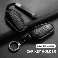 Leather Car Key Case Cover Shell Fob For Chery Icar 03 Icar03T AIQAR EQ7 EQ5 EQ3 JAECOO J6 J7 J8 Car