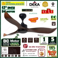 Recavo Ceiling Fan AURORA DC Motor Remote Control Ceiling Fan Deka DC Fan 52 inches ((6 Speed revers