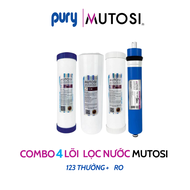 Combo 10 lõi lọc nước Mutosi chính hãng- 123 (PP5 OCB PP1) RO T33 Min Bio Far Nano Alkaline