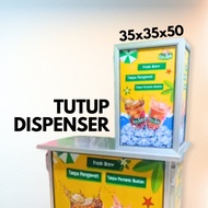 Tutup Dispenser Es Teh Alumunium Booth Portable