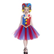 christmas outfit dress christmas costume for adult Pomni Joker Cosplay Costume for Girls - Perfect f