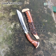 Golok berburu survival outdoor kukri Gurkha Baja Per Sepuh Rasamala