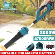 3000W Brushless Cordless Electric Blowing Suction Leaf Blower Air Blower PC Dust Cleaner Collector for Makita 18V Battery