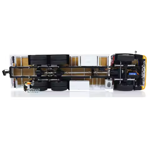 RTR Metal 6x4 LESU 1/14 RC Timber Truck TOUCAN DIY Remote Control Flatbed Lorry Trailer Vehicle Cars