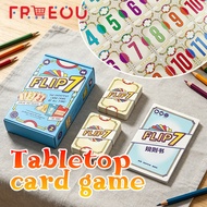Flip 7 Card Game Luck Strategy Party Game Fast Paced for All Ages and Family