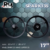 RM.racing ล้อแม็กแต่ง ยามาฮ้า สปาร์ค135 สรับ Spark135 /115 /nano/ jupiter135/ finn ขอบ 17 นิ้ว ( 1คู