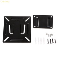 Crescent2 12-24 Inch Monitor LCD LED TV Wall Mount Bracket Universal for Smart TV Holder
