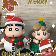 Christmas Crayon Shin-chan Figurine Snowman Shin-chan Christmas Tree Shin-chan Cute Doll Desktop Orn