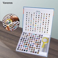 [Vaveren] Kids Gemstone Crystal Kit Magnifying Glass Rock Book Stem Geology Education Rock