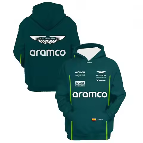 Aston Martin 2026 Sweatshirt Sport Motorcycle Hoodie Spanish Racer Fernando Alonso 14 Hoodie Kit Fan