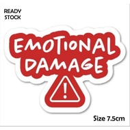 EMOTIONAL DAMAGE EMBROIDERED PATCH EMBLEM BEST QUALITY - BDS